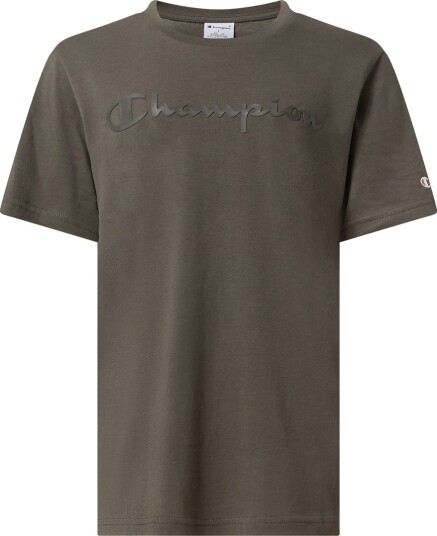 Champion T-skjorte Barn Armygrønn Størrelse 128