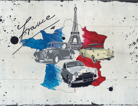 Fototapet Admirer Of Cars Frankrike 250x193 - Artgeist sp. z o. o.