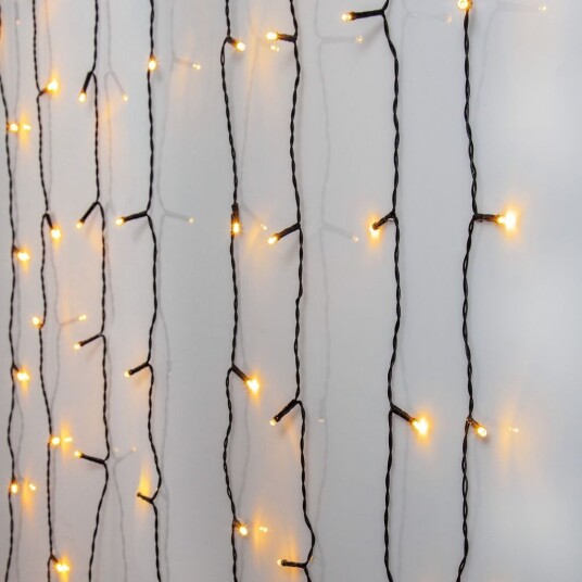 Lysgardin Golden Warm White   1,3 x 1,3 m 80 LED