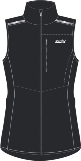 Swix Focus Warm Vest W Vest Black M