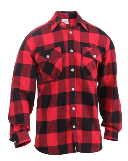 Rothco Lightweight Lumberjack skjorte Rød