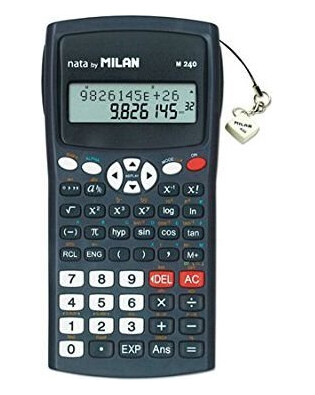 Milan Kalkulator Vitenskapelig Kalkulator 240 Funksjoner Svart Milan Kalkulator Vitenskapelig Kalkulator 240 Funksjoner Svart