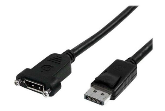 StarTech 91 cm DisplayPort forlengelseskabel Hunn til Hann SVART