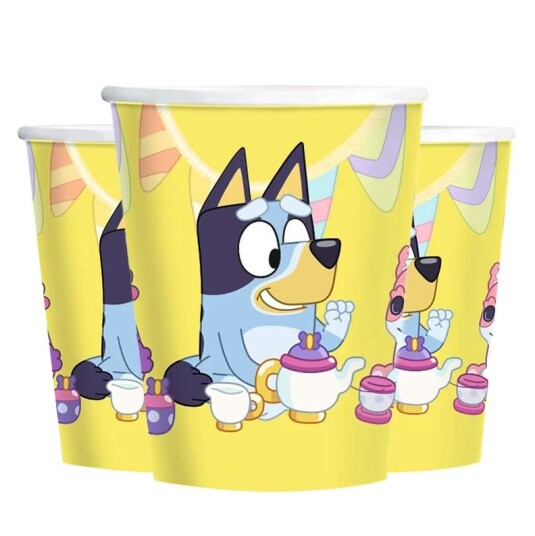 Pappkopper Bluey  Pk/8 