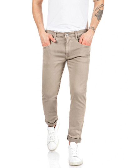 Replay Anbass Trousers Slim Hyperflex Colour Xlite Beige 33 x 34 Replay Anbass Trousers Slim Hyperflex Colour Xlite Beige 33 x 34