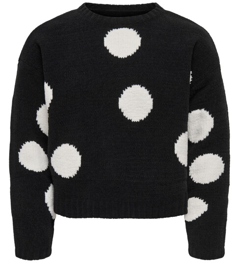 Kids Only Genser Strikk KogSus Black/Egret/Polka Dot Assym 13 14 år (158 164) Genser Svart Kids Only Genser Strikk KogSus Black/Egret/Polka Dot Assym 13 14 år (158 164) Genser Svart