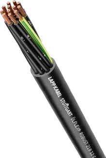 Lapp Ölflex Robust 210 50 M 4 Mm² Svart Kopper Termoplastisk Elastomer Tpe 269 Kg/Km