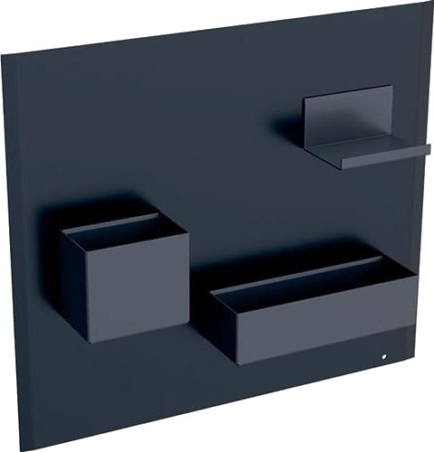 Magnettavle M/Opbevaringskasse Sort/Lava