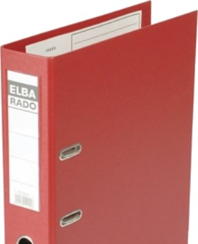 Elba Rado Plast, A4, Rød, 350 Ark, 50 Mm, 1 Stykker