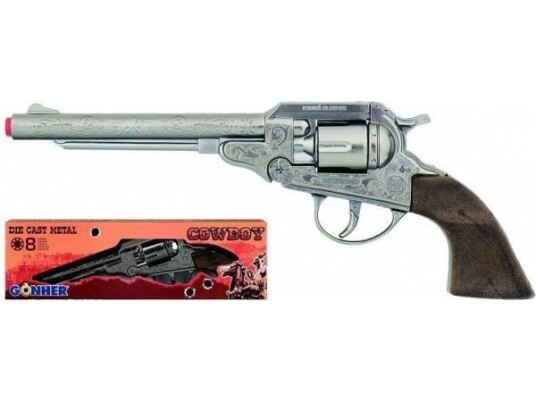 Pulis 8 Runder Gonher 88/0 Cowboyrevolver I Metall Pulis 8 Runder Gonher 88/0 Cowboyrevolver I Metall