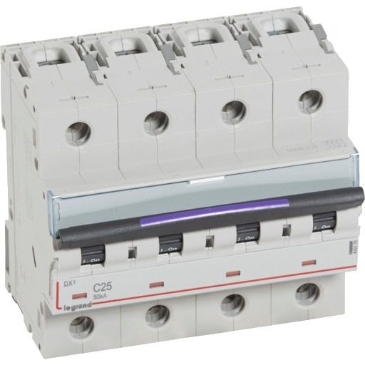 Legrand DX3 MCB automatsikring C25 4P 6M 50kA