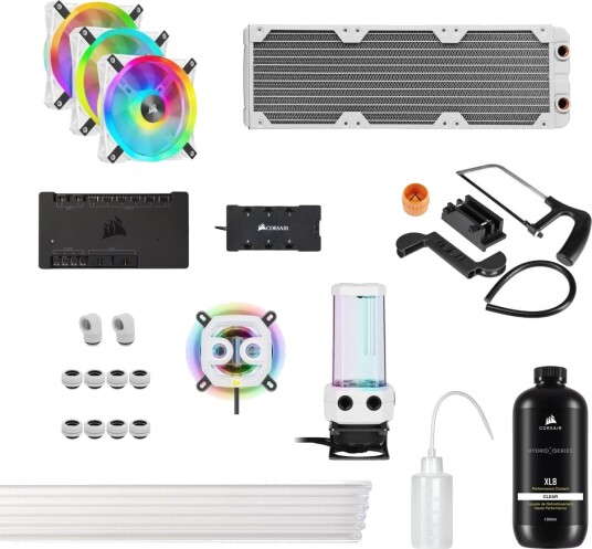 Corsair iCUE Hydro X XH305i RGB PRO Custom Kit White Corsair iCUE Hydro X XH305i RGB PRO Custom Kit White