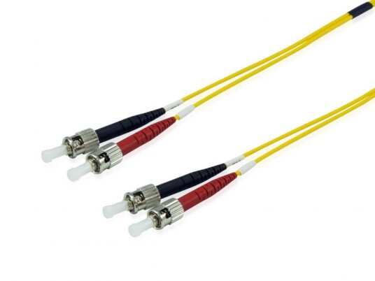 EQUIP LWL Patchkabel ST->ST  2.00m Singlemode Duplex OS2 yel