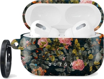 Burga Apple AirPods Pro 2 Etui med Karabinhage Bloomy Garden