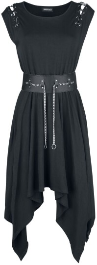 Jawbreaker Rockabilly Middellang kjole Vampire Midi Kjole S til 4XL Damer svart Jawbreaker Rockabilly Middellang kjole Vampire Midi Kjole S til 4XL Damer svart