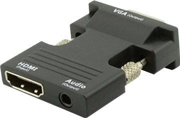 Microconnect Hdmi Adapter Hdmi Hunn Til Hd 15 Vga Mini Phone Stereo 3.5 Mm Svart Tommelskruer Microconnect Hdmi Adapter Hdmi Hunn Til Hd 15 Vga Mini Phone Stereo 3.5 Mm Svart Tommelskruer