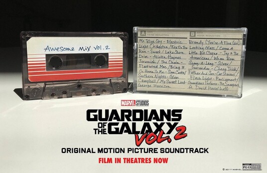 Filmmusikk  Guardians Of The Galaxy: Awesome Mix Vol. 2  Kassett