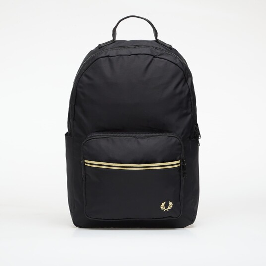 Fred Perry Tipped Tape Backpack Black ONE SIZE Fred Perry Tipped Tape Backpack Black ONE SIZE
