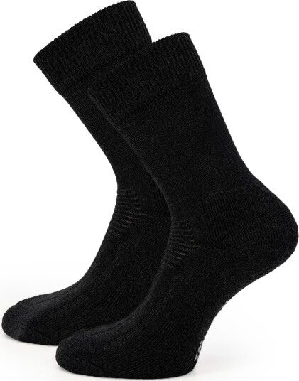 Ulvang Link Warm Crew Sock 2Pk Black 35 39