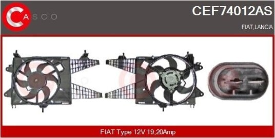 CASCO CEF74012AS Kjølevite, radiator CASCO CEF74012AS Kjølevite, radiator