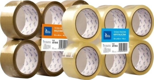 Klar Pakketeip 48 Mm X 50 M P6 Pris For 1 Stk.