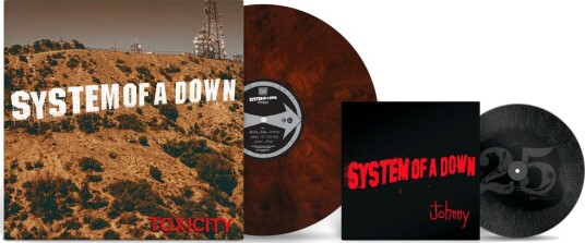 System Of A Down Toxicity 25th Anniversary Limited Edition Vinyl Vinyl Burgundy Shadow