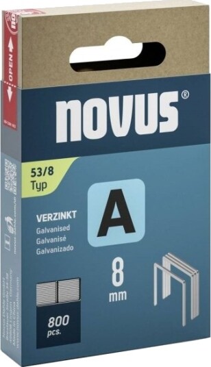 Novus Novus Tools 042 0777 Fine Trådhestesøm Type 53 8 Mm X 11,3 Mm 800 Stk