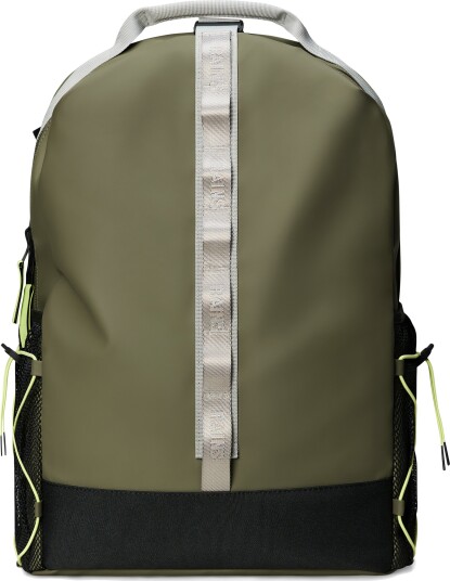 Rains Ryggsekk Trail Clip Front W3 Marsh