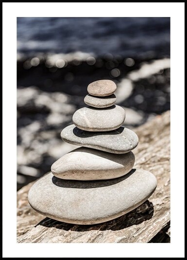 Stone Serenity Plakat / 21x30cm