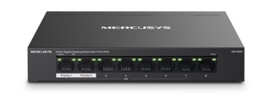 Mercusys Ms108gp, Håndtert, Gigabit Ethernet (10/100/1000), Full Tosidig, Strøm Over Ethernet (Poe), Kan Monteres På Vegg Mercusys Ms108gp, Håndtert, Gigabit Ethernet (10/100/1000), Full Tosidig, Strøm Over Ethernet (Poe), Kan Monteres På Vegg