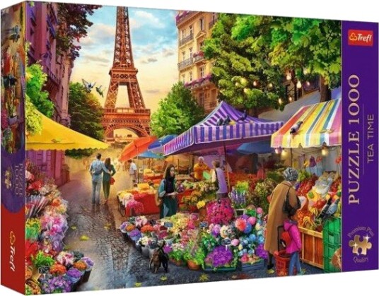 Trefl Puzzle 1000 Stykker Premium Plus Quality Blomstermarked Paris Trefl Puzzle 1000 Stykker Premium Plus Quality Blomstermarked Paris