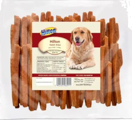 Hilton Kaninstrimler Til Hund 500 G