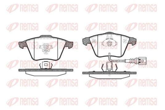 Bremseklosser REMSA 0964.32 Bremseklosser REMSA 0964.32