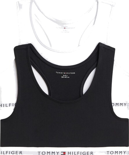 Tommy Hilfiger 2 Pack Cotton Bralette White 140 152