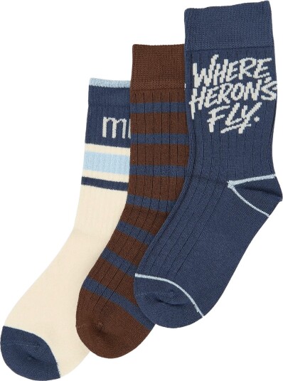 minipop Mpopmaik Bamboo Socks 3 Pack NAVY BLAZER 35/38