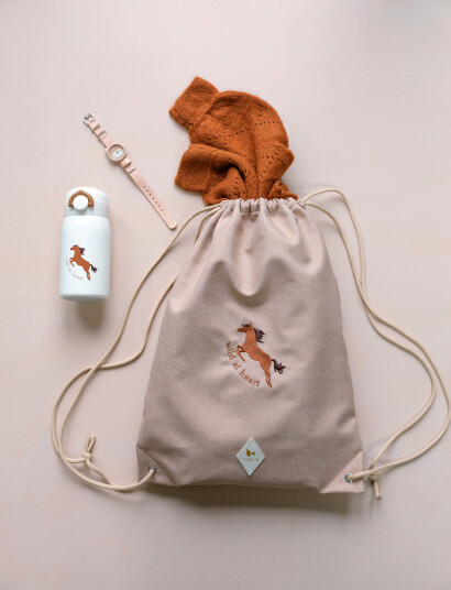 Fabelab String Bag - Wild At Heart - Brown - ONE SIZE