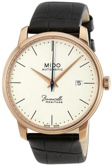 Mido Herreklokke M027.407.36.260.00 Baroncelli Beige/Lær Ø39 mm Mido Herreklokke M027.407.36.260.00 Baroncelli Beige/Lær Ø39 mm