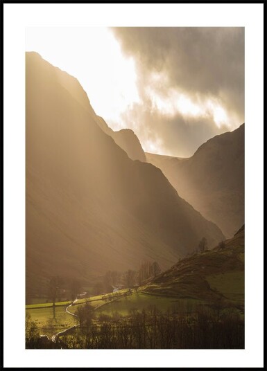 Mountain Plakat Plakat / 21x30cm
