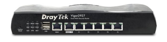 Draytek Vigor 2927 - Ruter - 6-Ports Switch - Gige - Wan-Port: 2