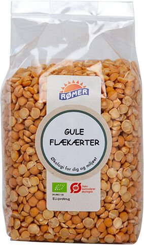 Rømer Gule Splittærter Øko - 500 g