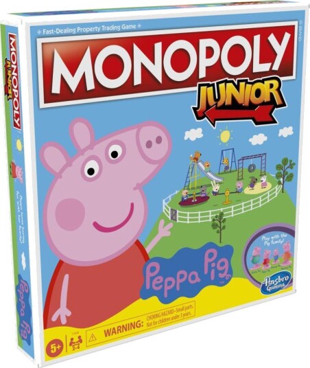 Monopol Junior Peppa Gris Brettspill Monopol Junior Peppa Gris Brettspill