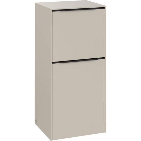 VILLEROY & BOCH SUBWAY 3.0 SIDESKAP 40X86 VENSTRE CASHMERE GREY HÅNDTAK I VOLCANO BLACK VILLEROY & BOCH SUBWAY 3.0 SIDESKAP 40X86 VENSTRE CASHMERE GREY HÅNDTAK I VOLCANO BLACK