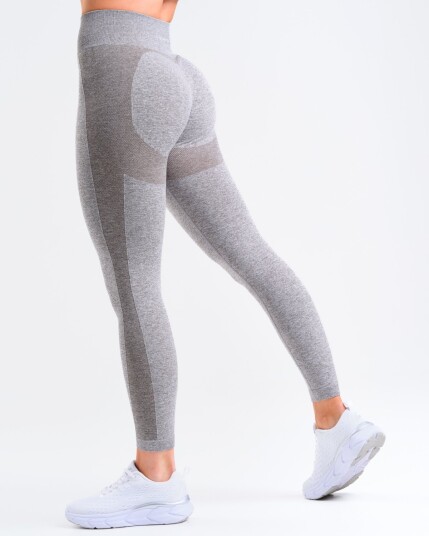 Bumpro Power Up! Tights Mid Grey Marl - S