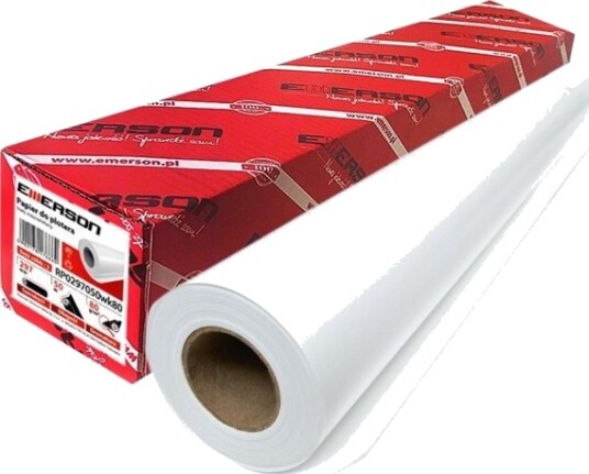 Emerson Papir Til Plotter 841 Mm X 100 M 80 G Emerson Rp0841100wk80 Rullehylse 50 Mm