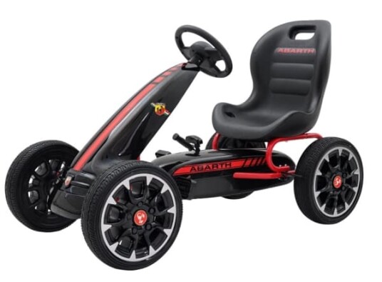 Abarth Pedal GoKart til børn 3 8 år Sort Abarth Pedal GoKart til børn 3 8 år Sort