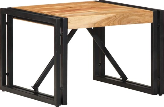 Salongbord 50x50x35 cm heltre acacia