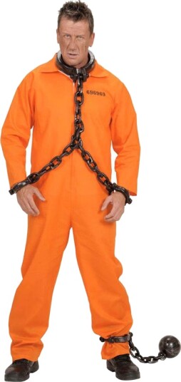 Widmann Amerikansk Fengselfange Kostyme M