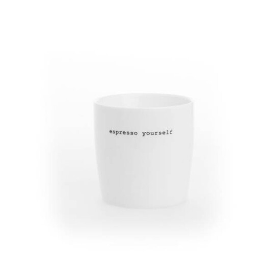 Sögne Home  Krus mini espresso yourself 10 cl hvit