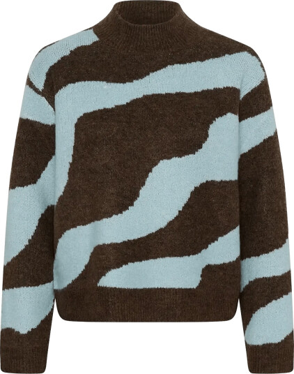 Saint Tropez Malliesz Pullover - Brown - S