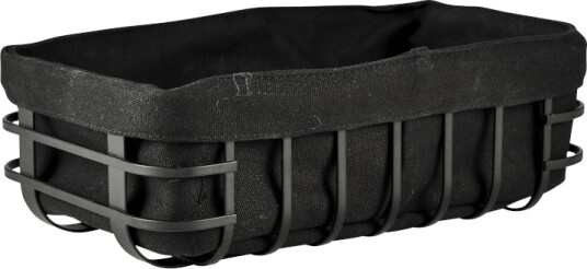 HOLM Brødkurv Metall Svart 27x17